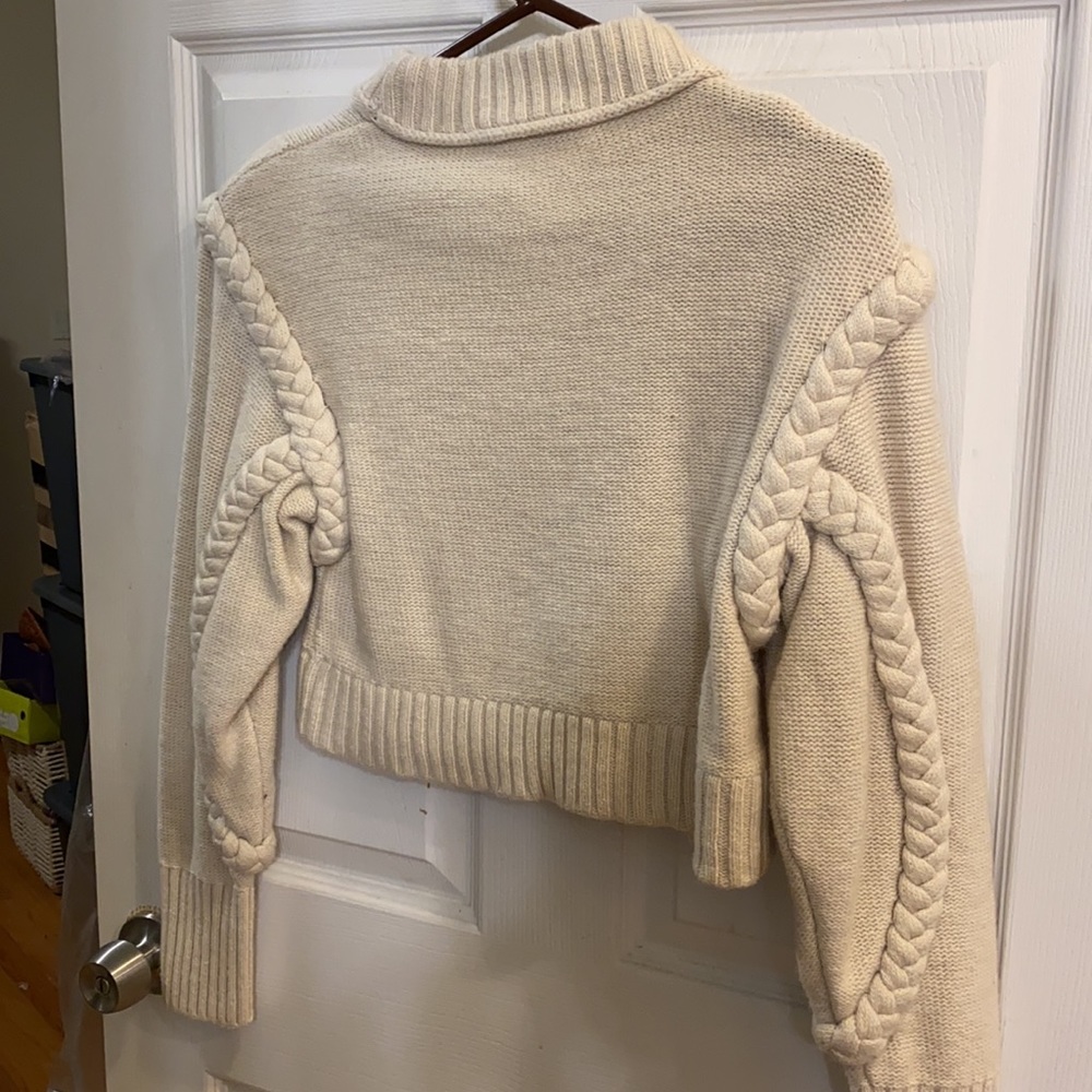 Zara Shoulder Pad Sweater - Picture 11 of 11